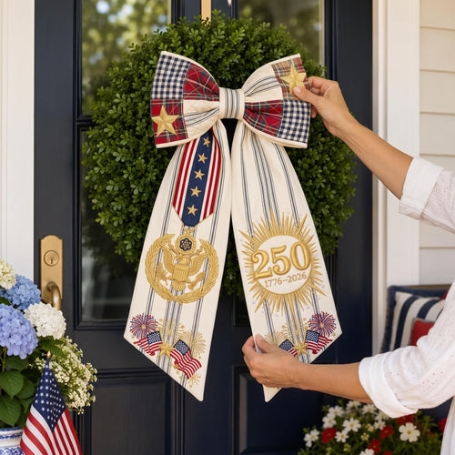 Patriot Spirit Quilted Wreath Sash GFTOMA12226