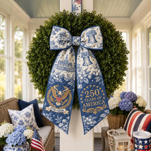 Founding Pride Quilted Wreath Sash GFTOMA12230