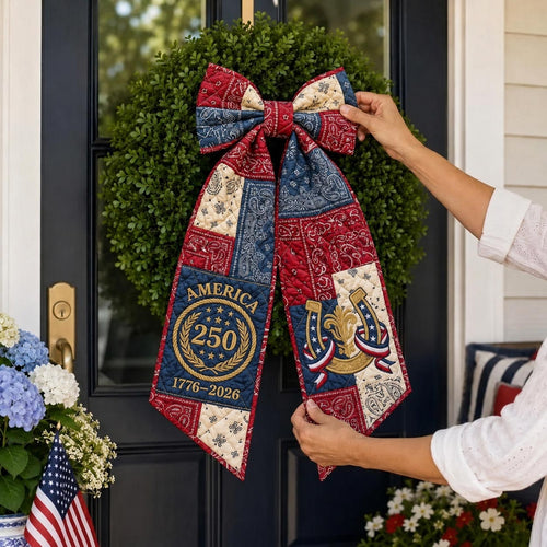 American Glory Quilted Wreath Sash GFTOMA12231