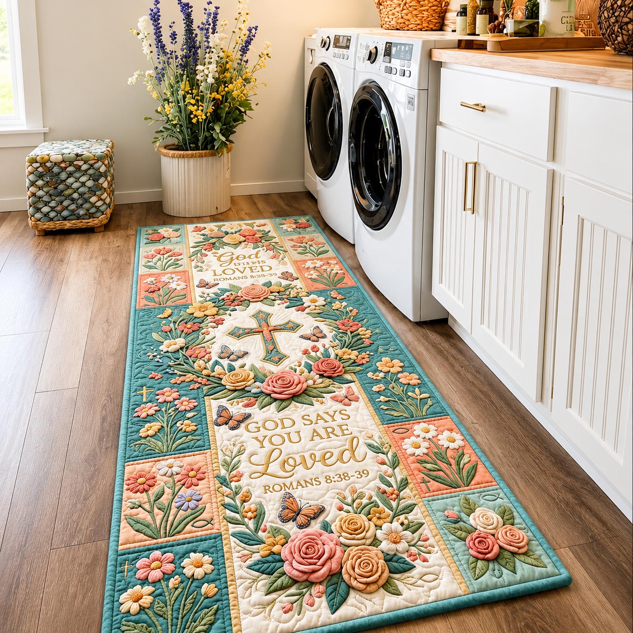 Scripture Garden Runner Rug GFTOMA12267
