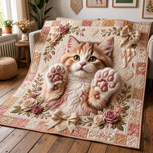 Purrfect Love Quilted Blanket GFTOMA12283
