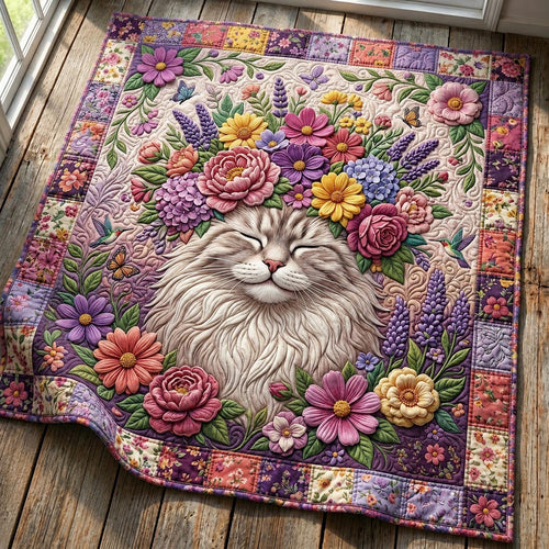 Cozy Cat Quilted Blanket GFTOMA12285