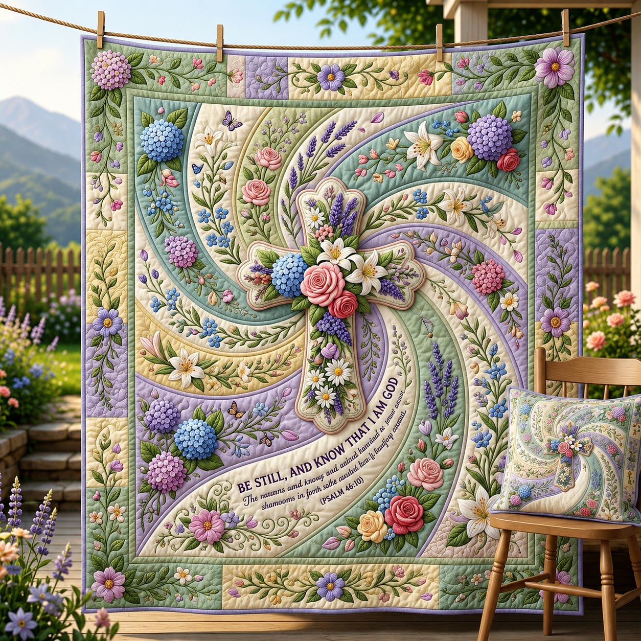 Bible Bloom Quilted Blanket GFTOMA12288