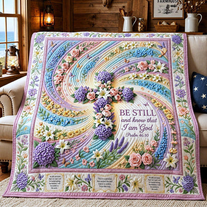 Bible Blossoms Quilted Blanket GFTOMA12290C1