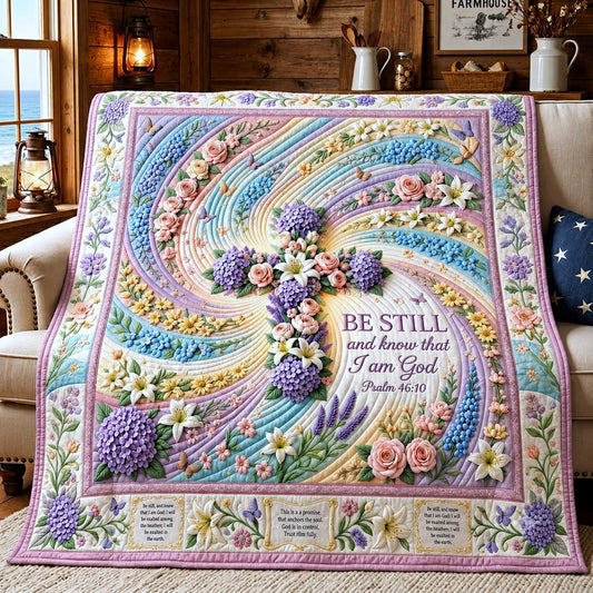 Bible Blossoms Quilted Blanket GFTOMA12290C1