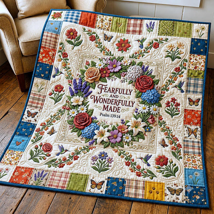 Scripture Bloom Quilted Blanket GFTOMA12291