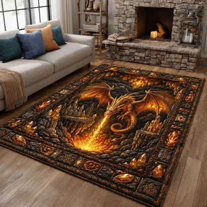 Golden Dragon Area Rug GFTOMA12318
