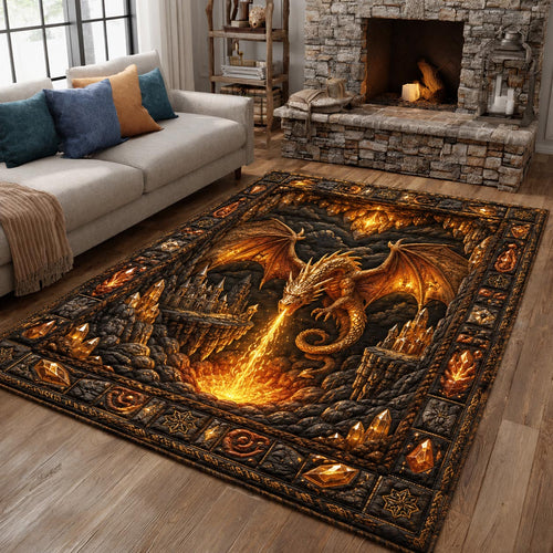 Golden Dragon Area Rug GFTOMA12318