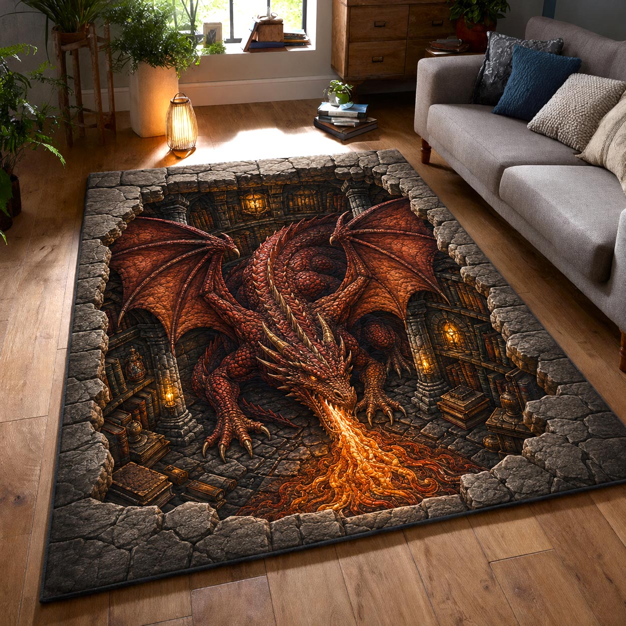 Mystic Dragon Area Rug GFTOMA12320