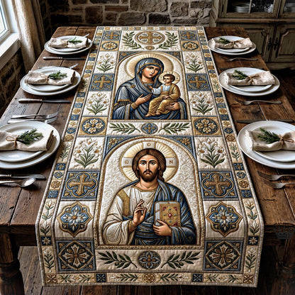 Sacred Heart Quilted Table Runner GFTOMA12335