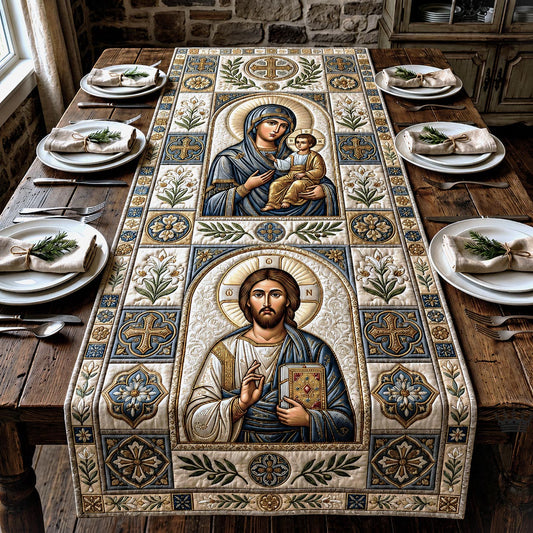 Sacred Heart Quilted Table Runner GFTOMA12335