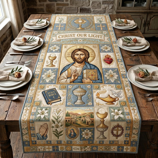 Holy Heart Quilted Table Runner GFTOMA12336