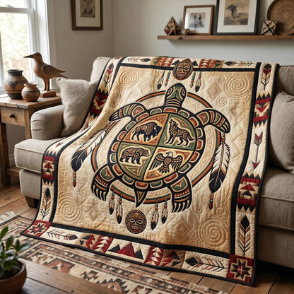 Spirit Turtle Quilted Blanket GFTOMA12366