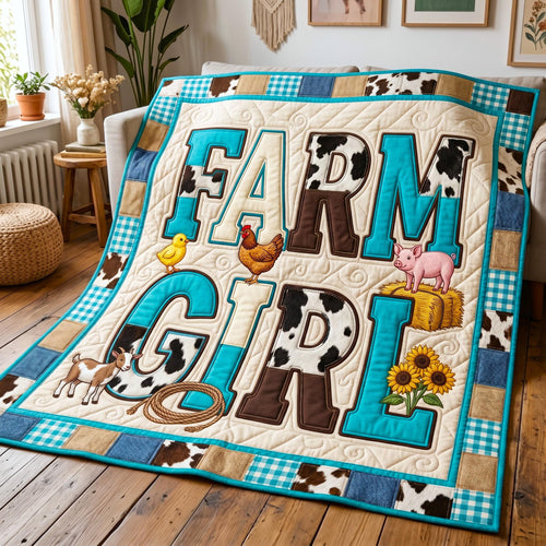 Farm Girl Quilted Blanket GFTOMA12371