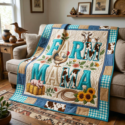 Farm Sweetheart Quilted Blanket GFTOMA12372