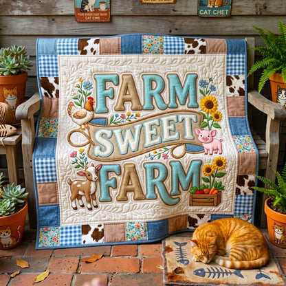 Farm Charm Quilted Blanket GFTOMA12373