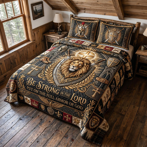 Divine Armor 3-Piece Quilted Bedding Set GFTOMA12380