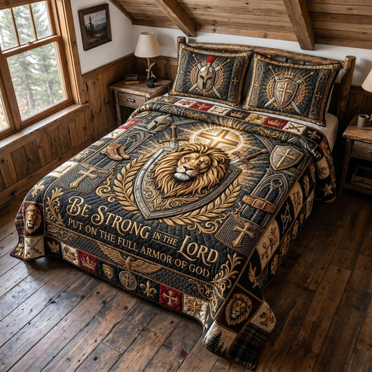 Divine Armor 3-Piece Quilted Bedding Set GFTOMA12380