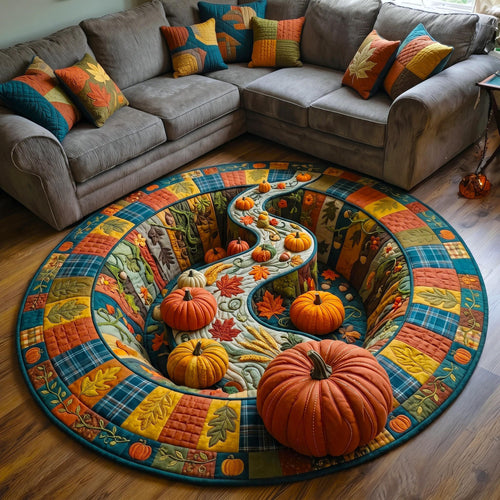 Autumn Abyss Quilted Round Mat GFTOMA12409