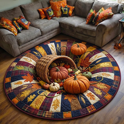 Harvest Hollow Quilted Round Mat GFTOMA12410