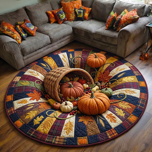 Harvest Hollow Quilted Round Mat GFTOMA12410