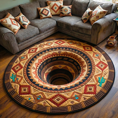 Sacred Roots Quilted Round Mat GFTOMA12415