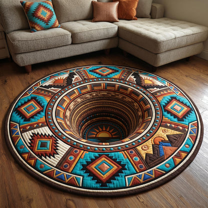 Native Legacy Quilted Round Mat GFTOMA12417