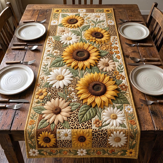 Sunflower Safari Quilted Table Runner GFTOMA12461