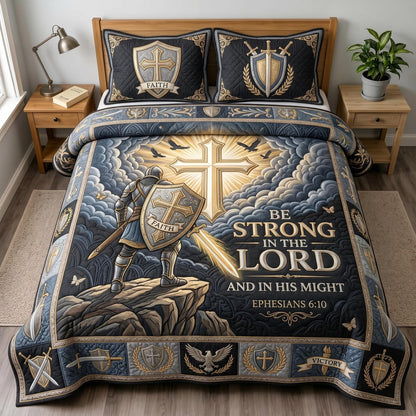 Faith Armor 3-Piece Quilted Bedding Set GFTOMA12490