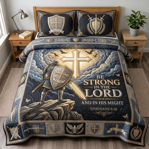 Faith Armor 3-Piece Quilted Bedding Set GFTOMA12490