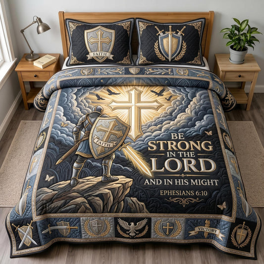 Faith Armor 3-Piece Quilted Bedding Set GFTOMA12490
