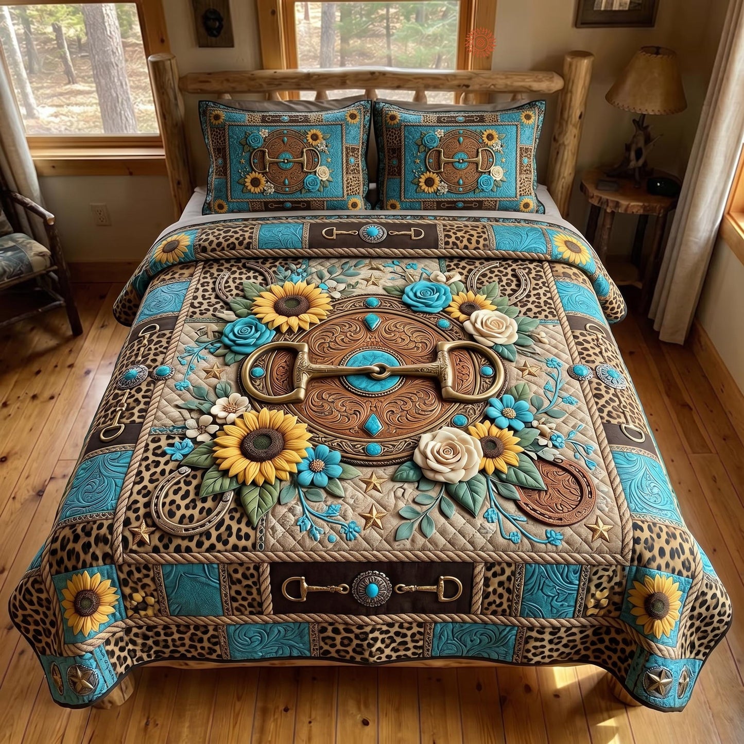 Western Soul 3-Piece Quilted Bedding Set GFTOMA12503