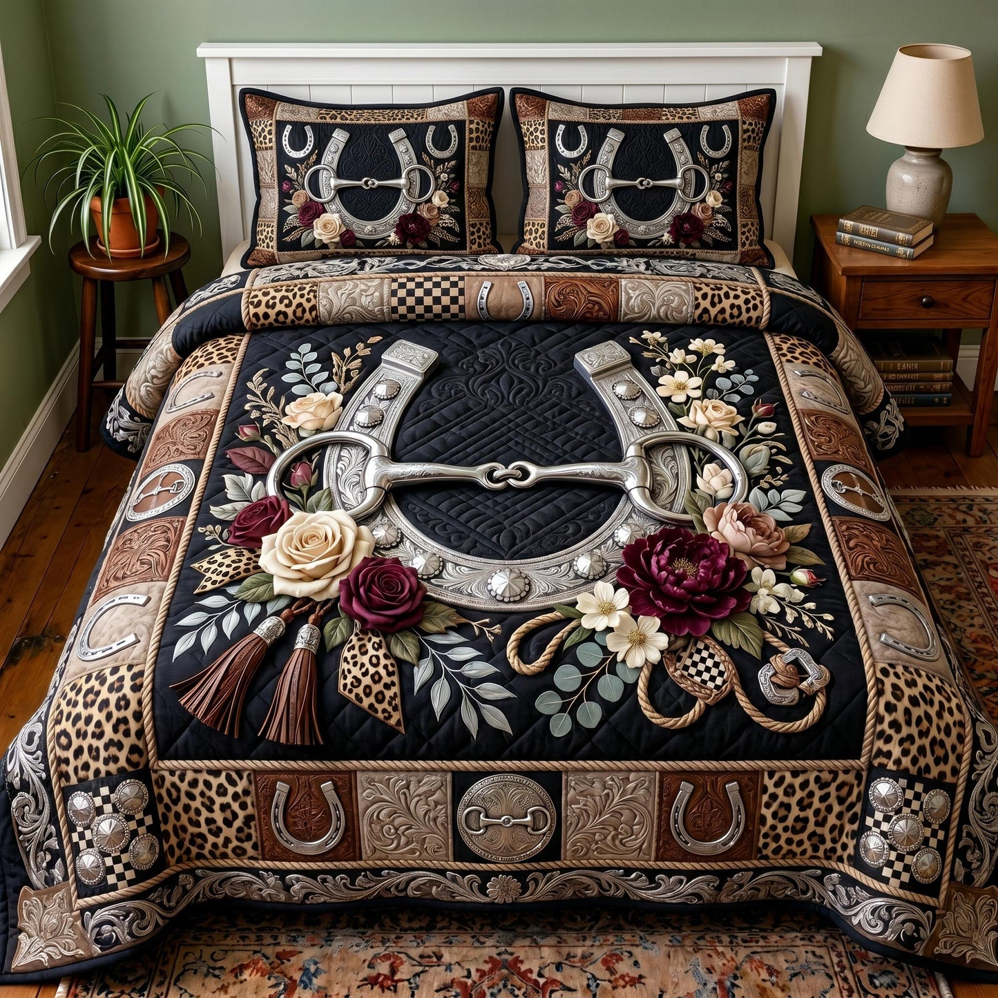 Ranch Spirit 3-Piece Quilted Bedding Set GFTOMA12506