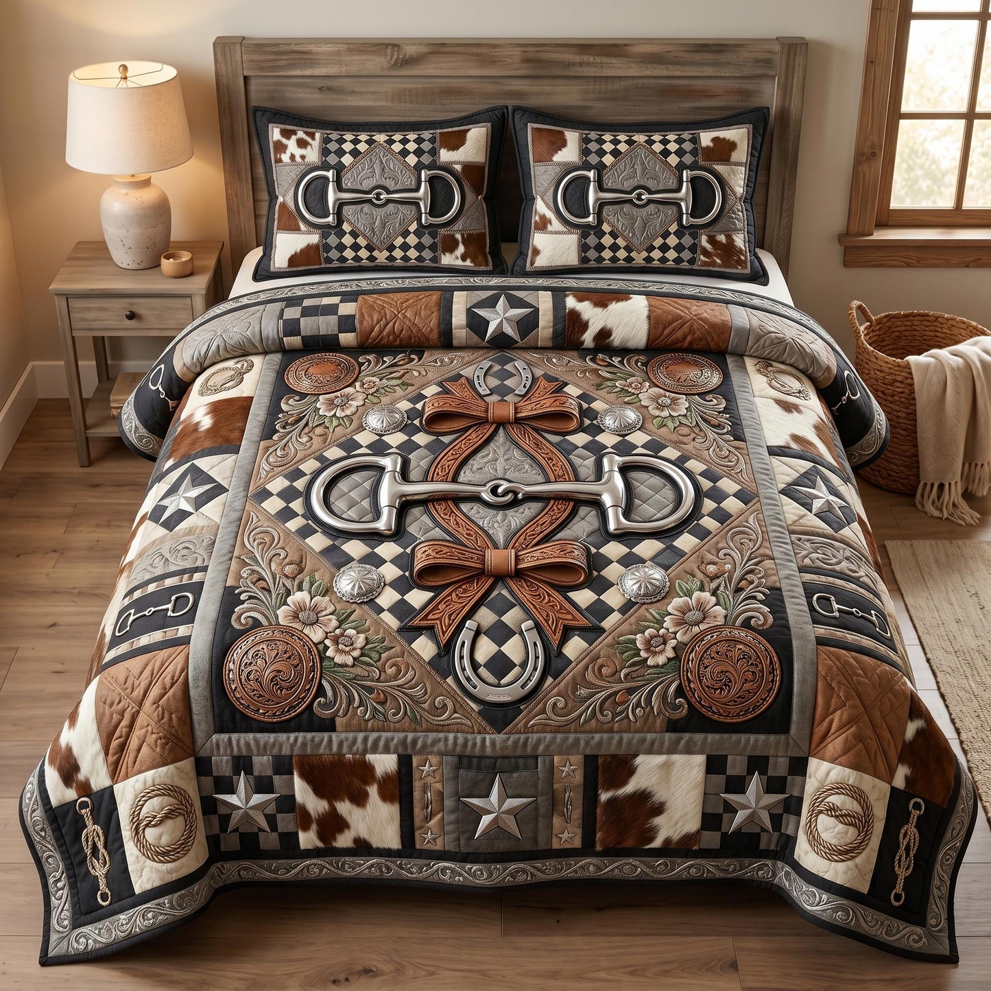 Open Range 3-Piece Quilted Bedding Set GFTOMA12508