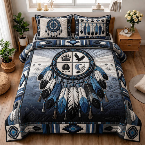 Dream Spirit 3-Piece Quilted Bedding Set GFTOMA12533