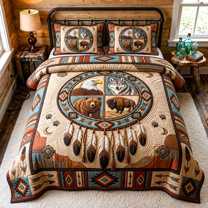 Sacred Dreams 3-Piece Quilted Bedding Set GFTOMA12534