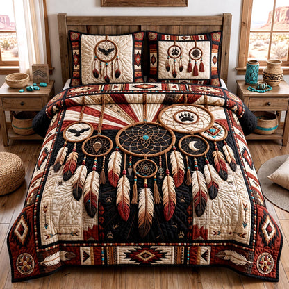 Native Dreams 3-Piece Quilted Bedding Set GFTOMA12535