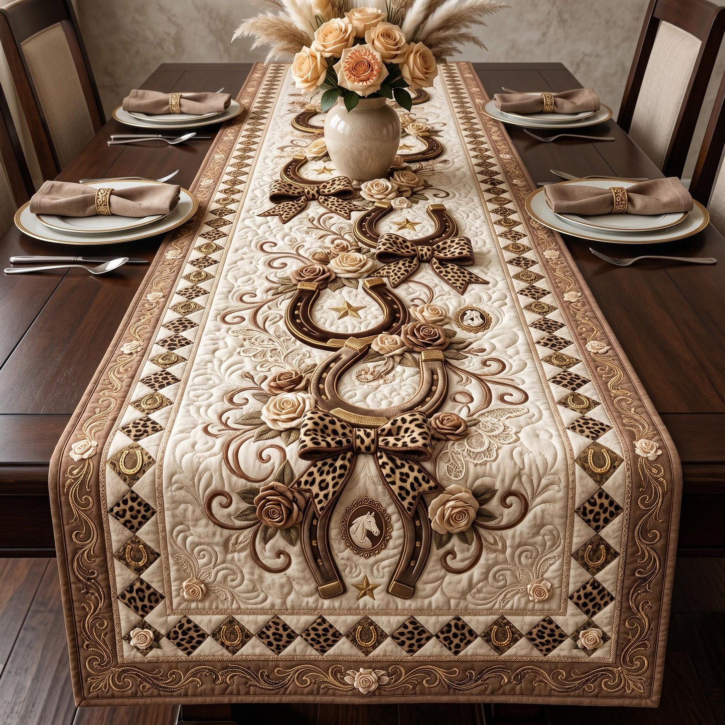 Western Heritage Quilted Table Runner GFTOMA12540