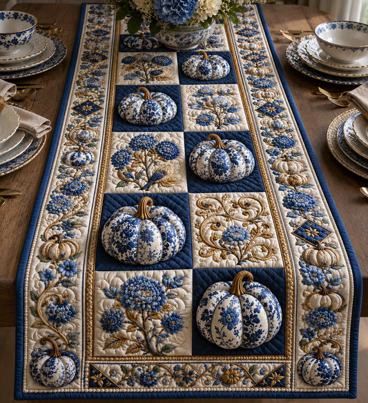 Pumpkin Harvest Quilted Table Runner GFTOMA12545