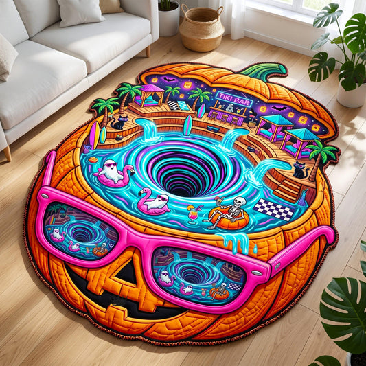 Summerween Vibes Custom Shape Area Rug GFTOMA12623