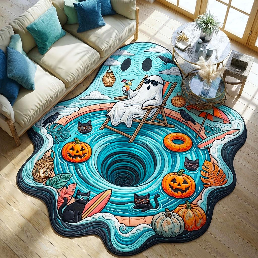 Spooky Summer Custom Shape Area Rug GFTOMA12624