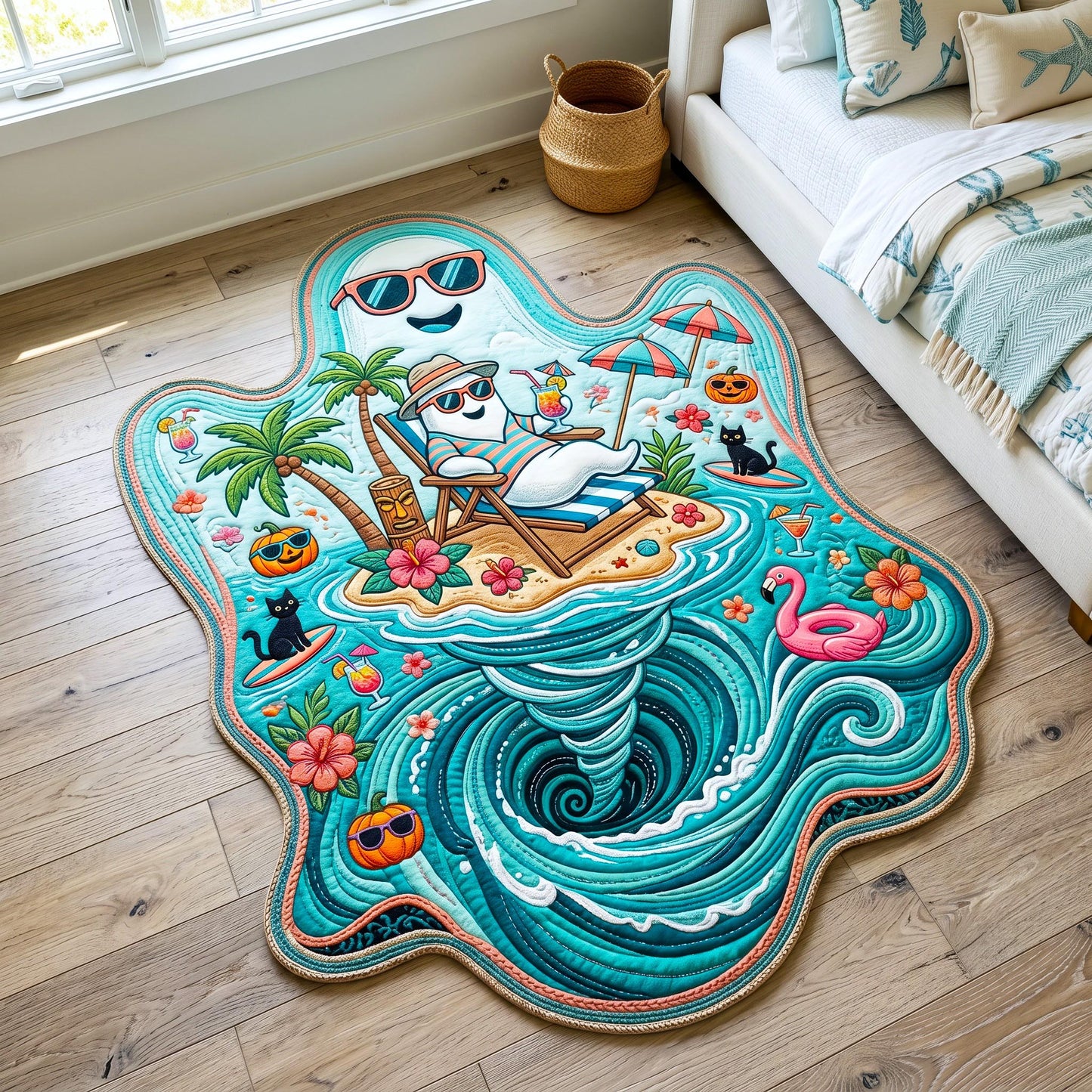 Summer Magic Custom Shape Area Rug GFTOMA12626