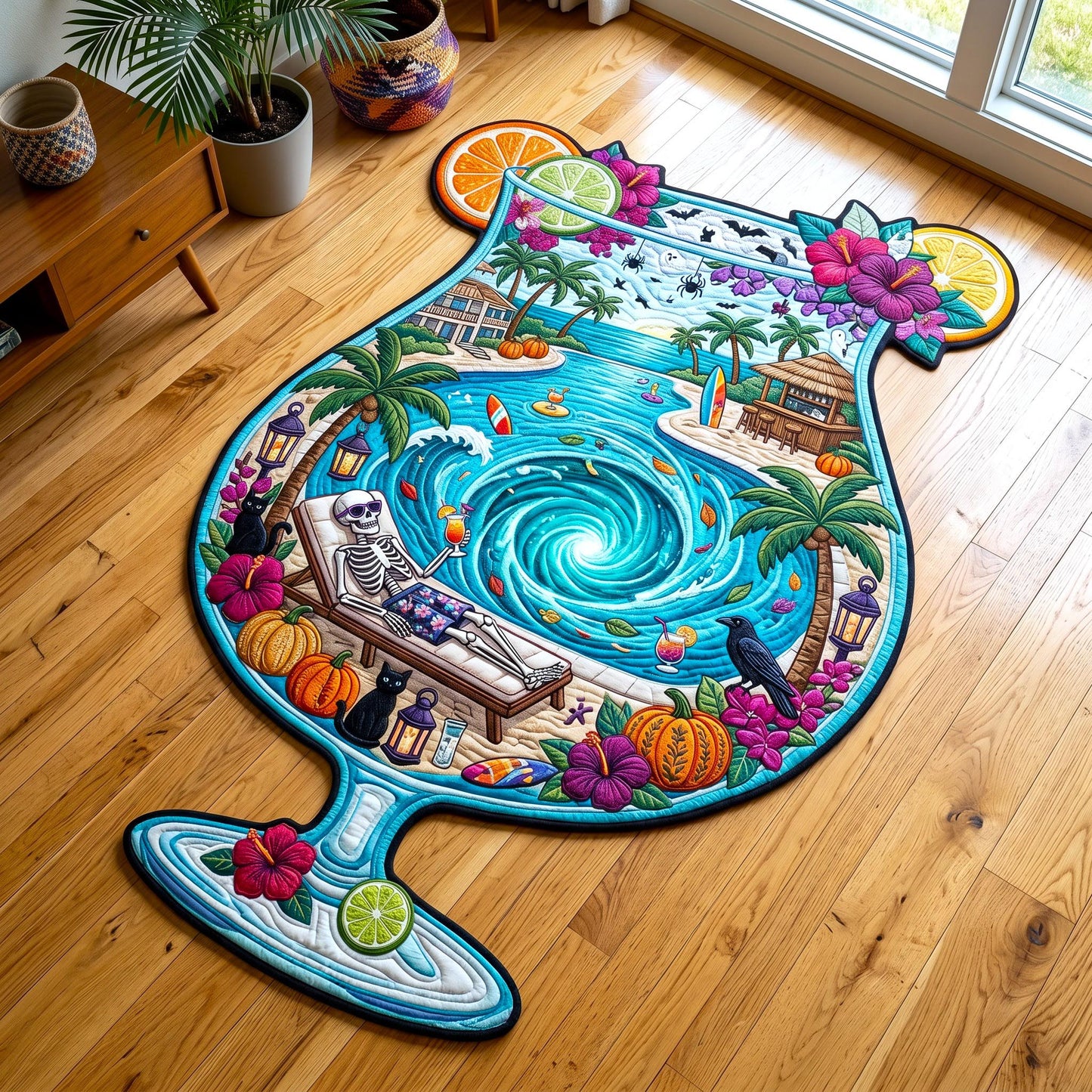 Beachy Boo Custom Shape Area Rug GFTOMA12627