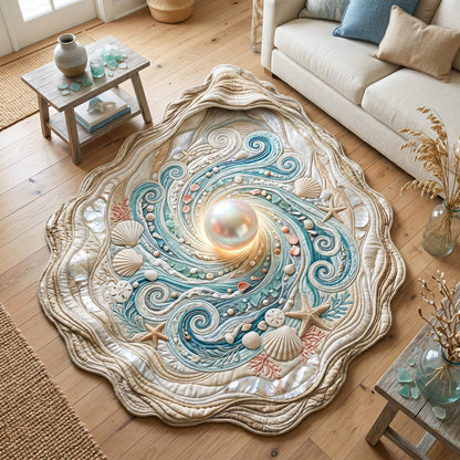 Coastal Whisper Custom Shape Area Rug GFTOMA12629