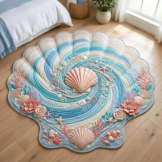 Ocean Whisper Custom Shape Area Rug GFTOMA12631