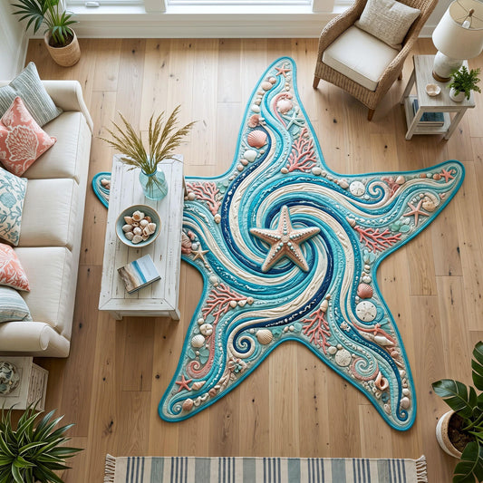 Seaside Whisper Custom Shape Area Rug GFTOMA12632
