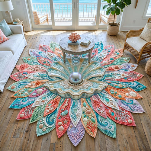 Coastal Serenity Custom Shape Area Rug GFTOMA12633