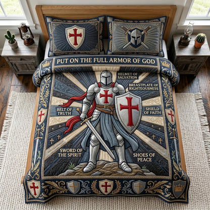 Divine Armor 3-Piece Quilted Bedding Set GFTOMA12645