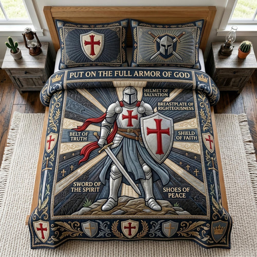 Divine Armor 3-Piece Quilted Bedding Set GFTOMA12645