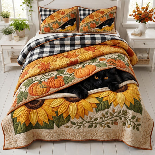 Midnight Maple 3-Piece Quilted Bedding Set GFTOMA12686